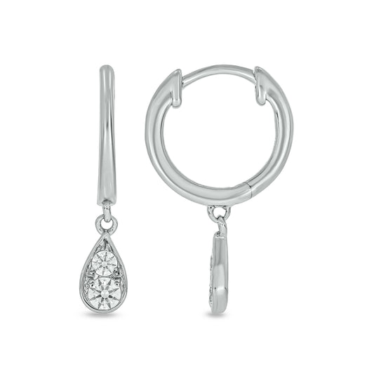 Classic Diamond Mini Everyday Earrings in 925 Sterling Silver