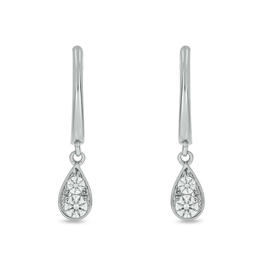 Classic Diamond Mini Everyday Earrings in 925 Sterling Silver