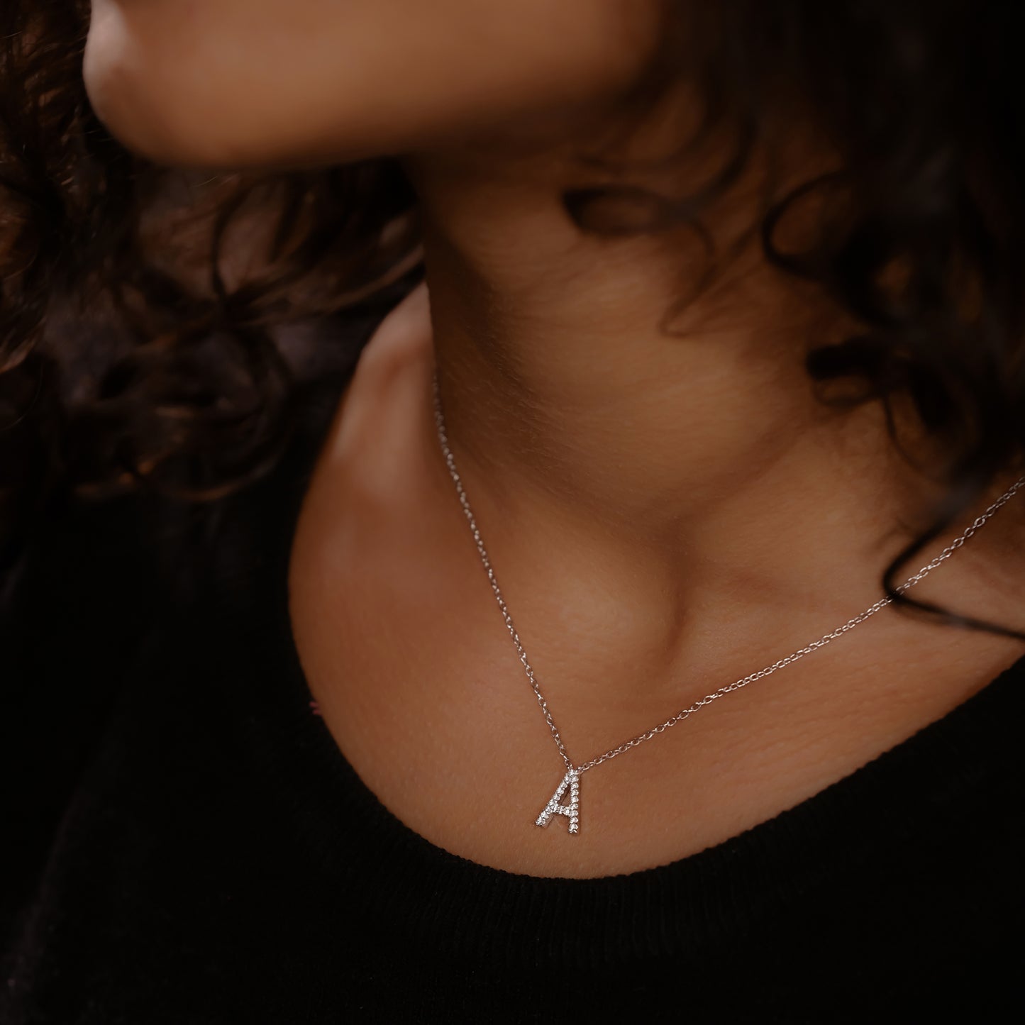 10K Gold Classic Initial Pendants