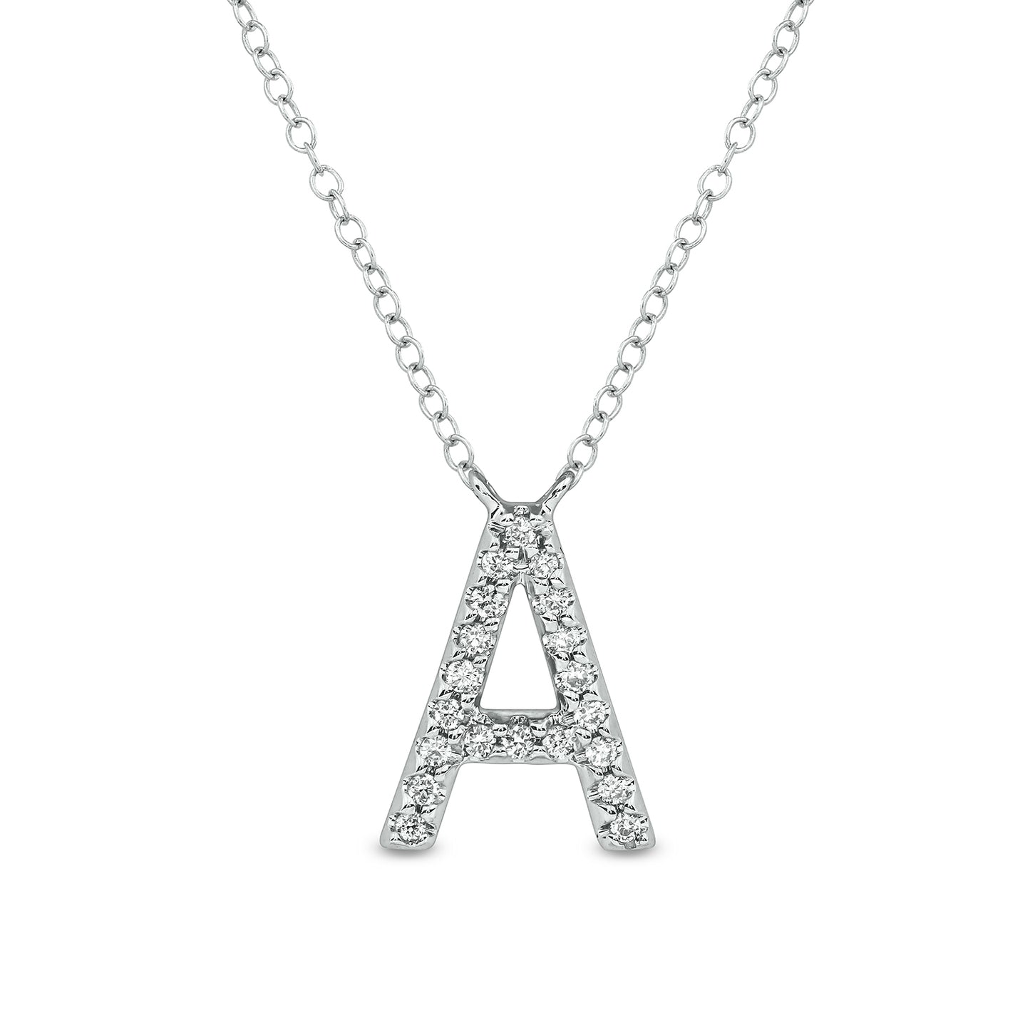 10K Gold Classic Initial Pendants