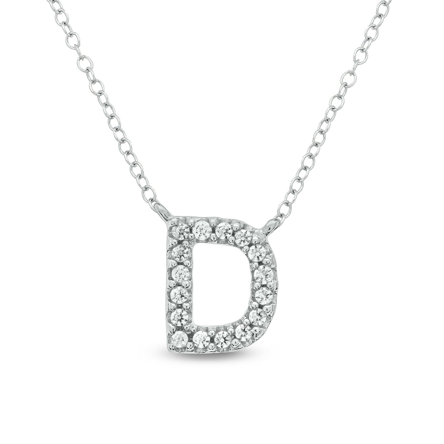 10K Gold Classic Initial Pendants