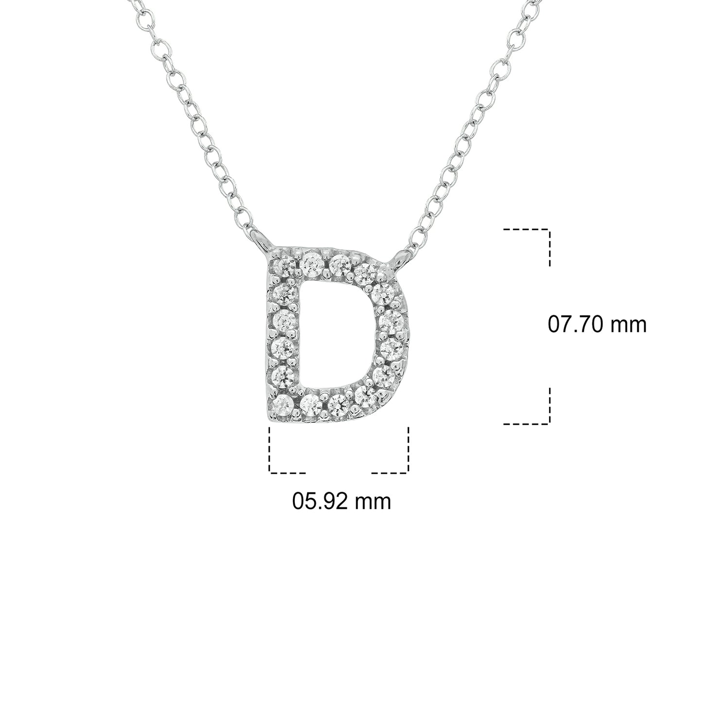 10K Gold Classic Initial Pendants