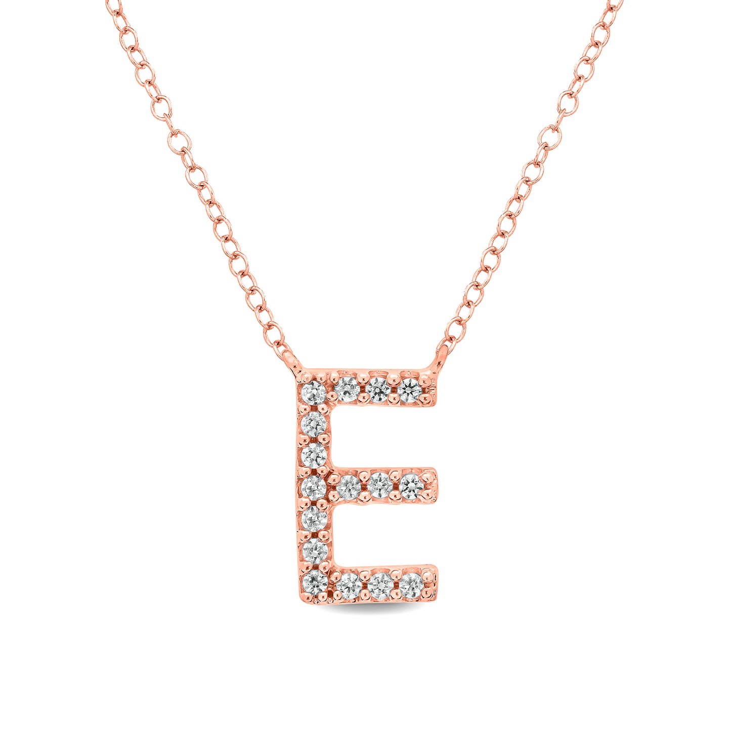 10K Gold Classic Initial Pendants