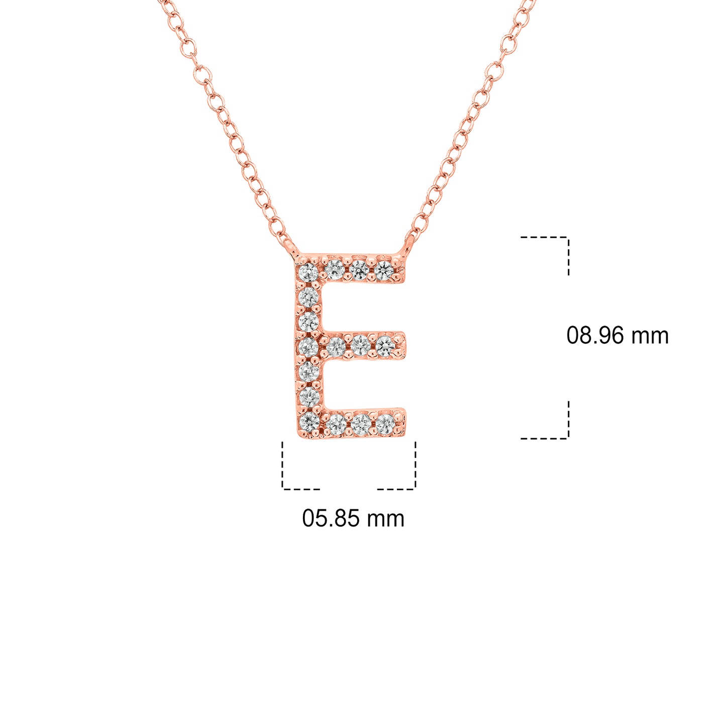 10K Gold Classic Initial Pendants