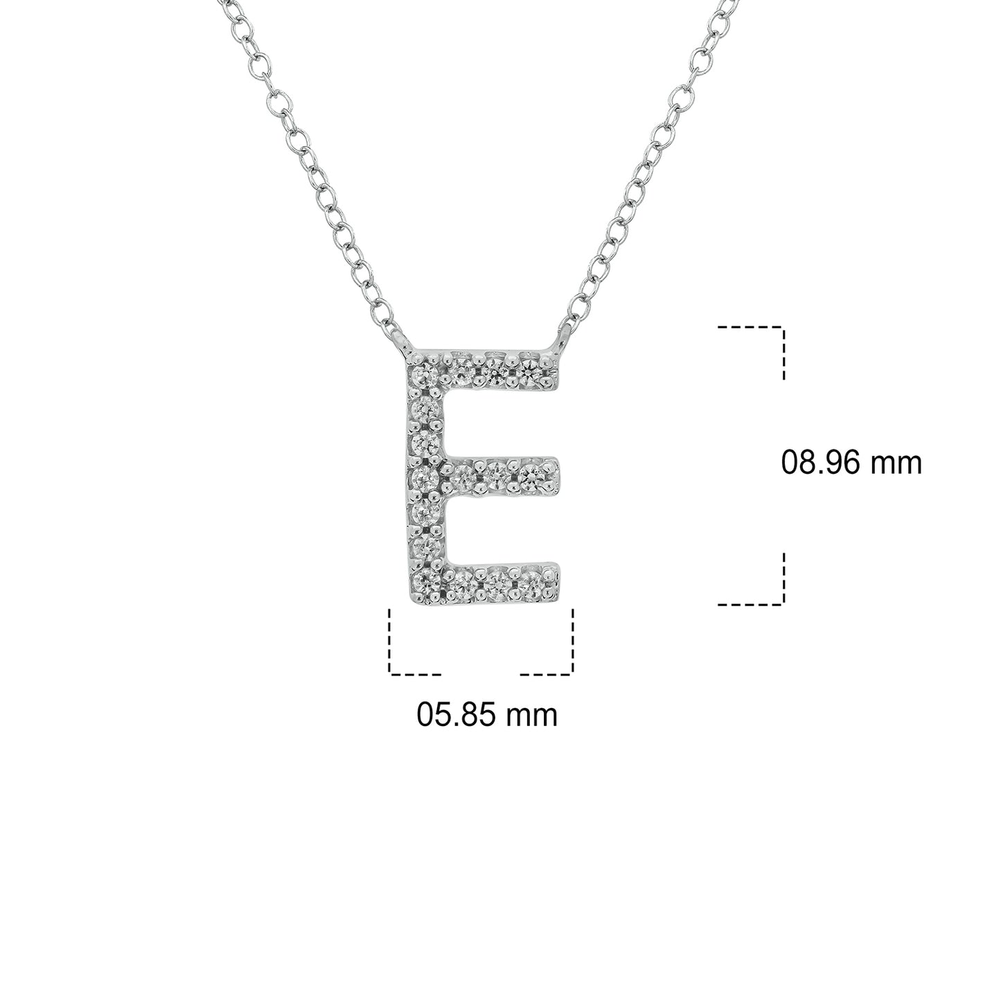 10K Gold Classic Initial Pendants
