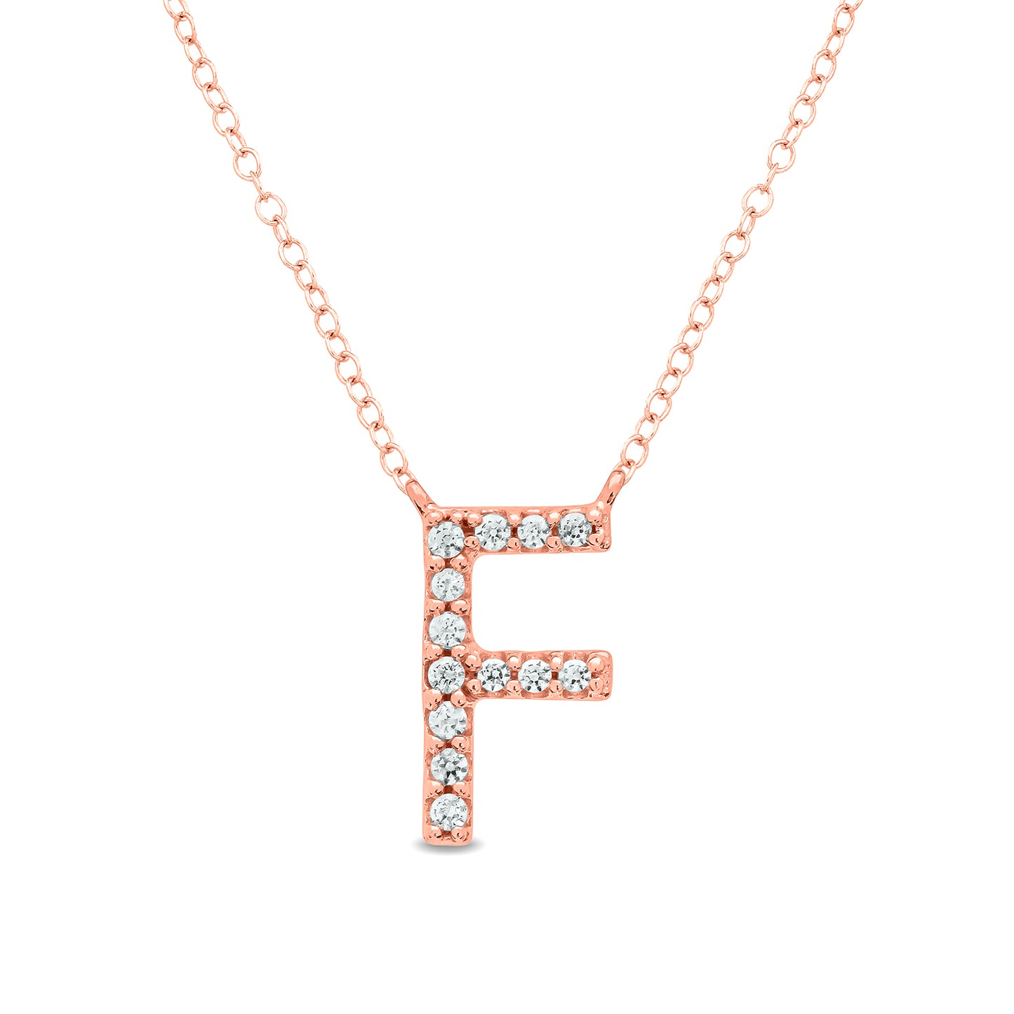 10K Gold Classic Initial Pendants