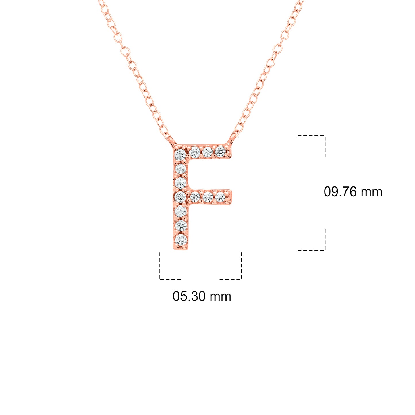 10K Gold Classic Initial Pendants