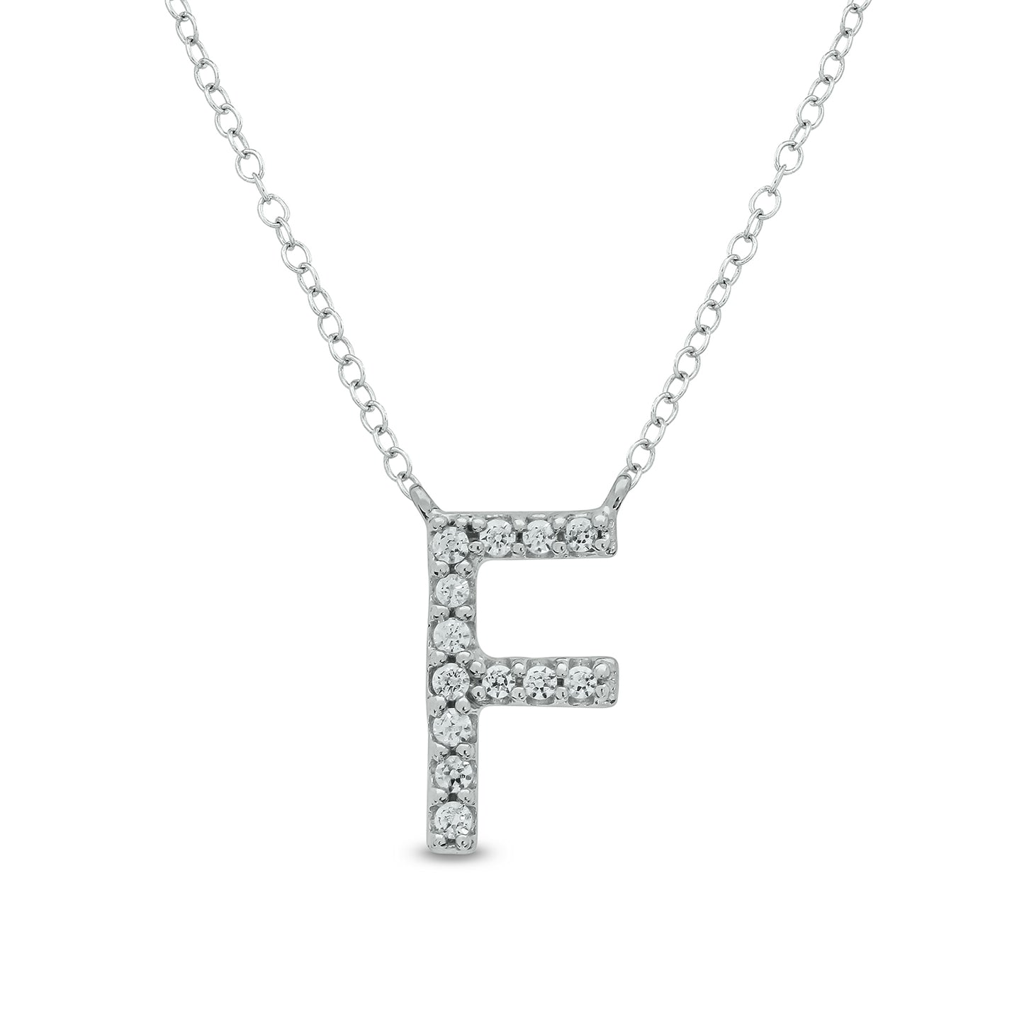 10K Gold Classic Initial Pendants