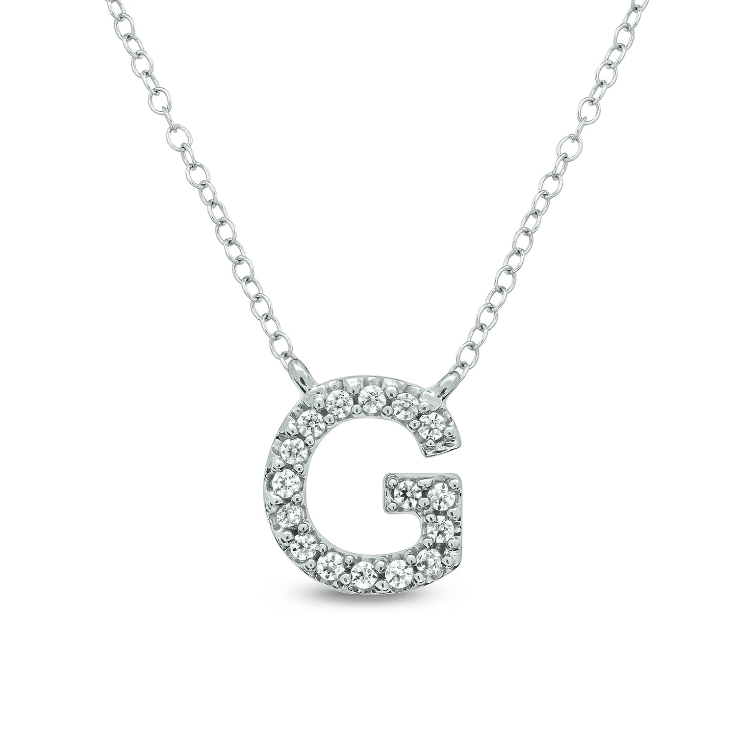10K Gold Classic Initial Pendants