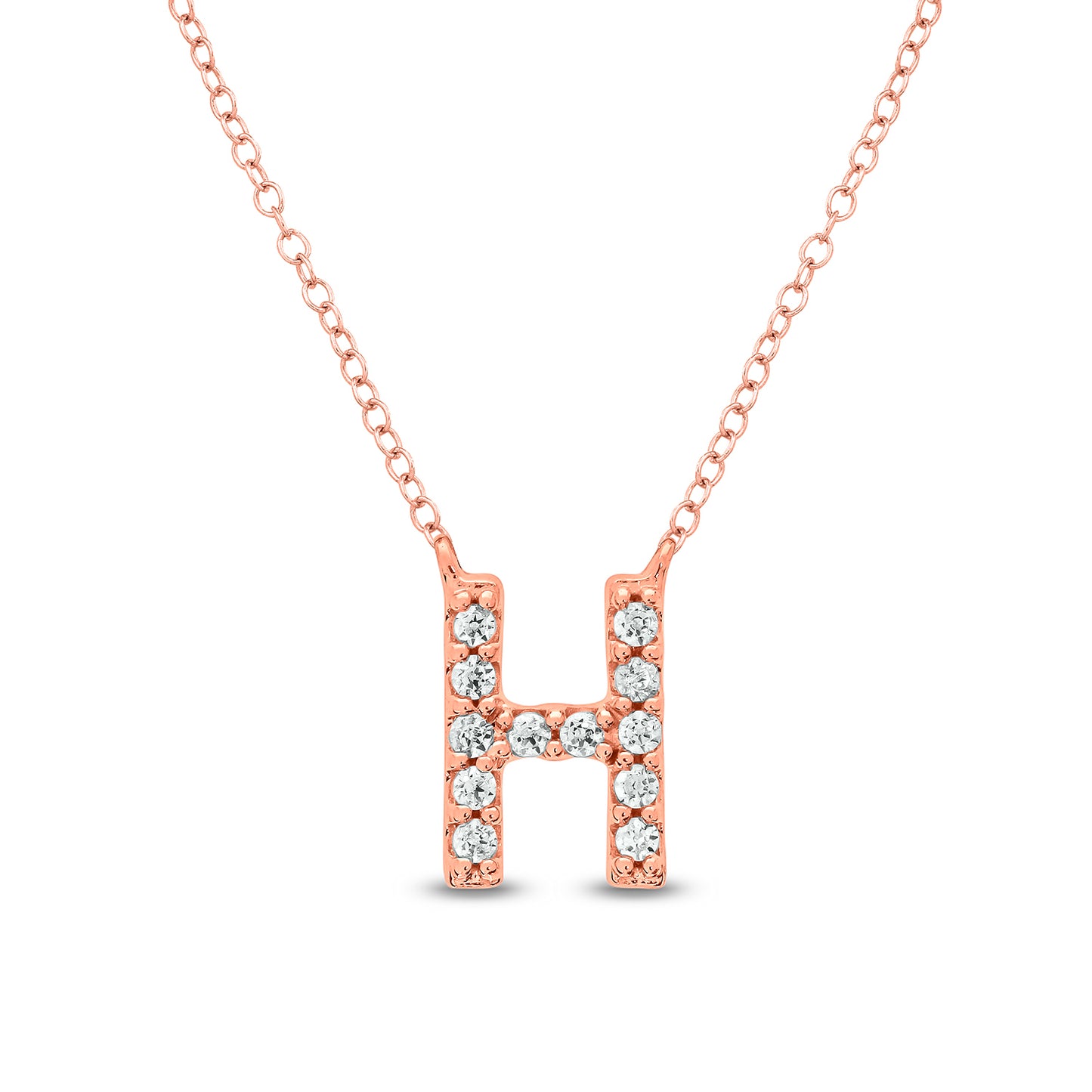 10K Gold Classic Initial Pendants
