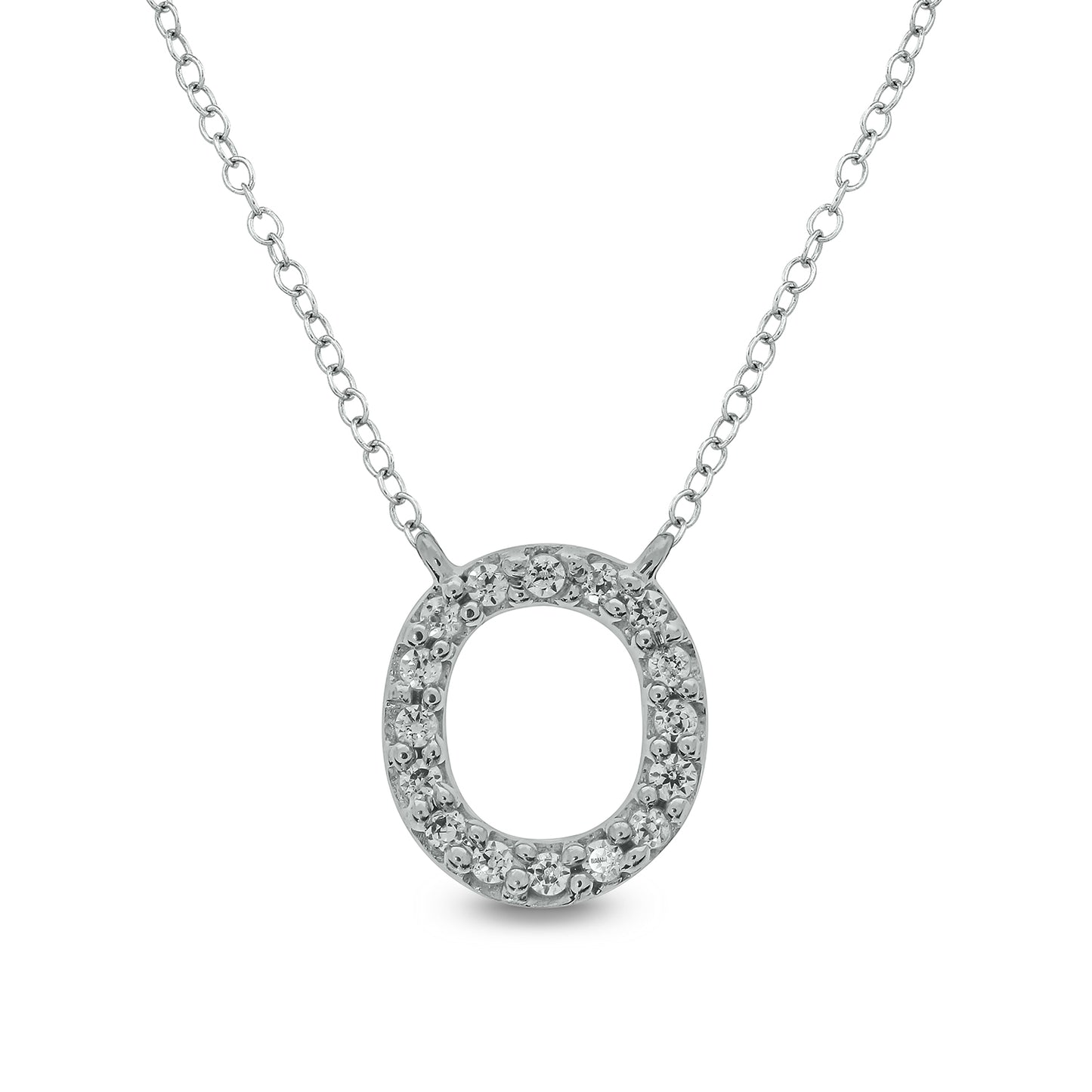 10K Gold Classic Initial Pendants