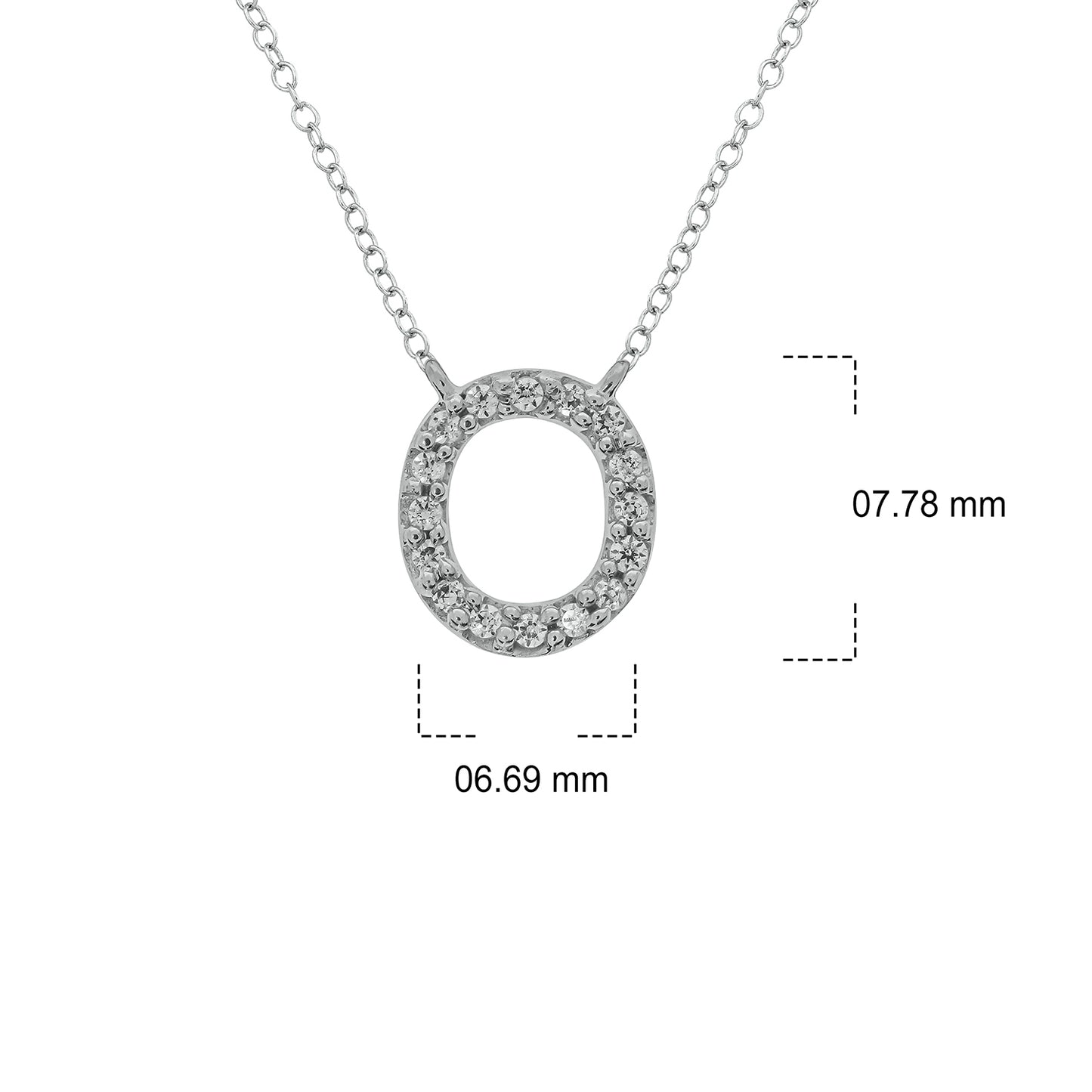 10K Gold Classic Initial Pendants