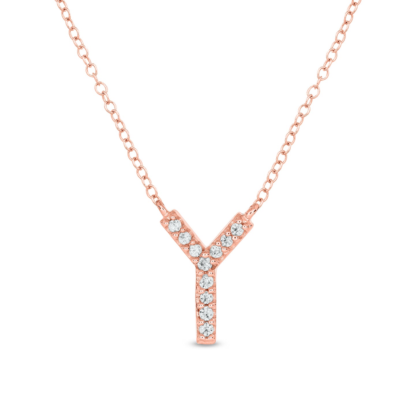 10K Gold Classic Initial Pendants