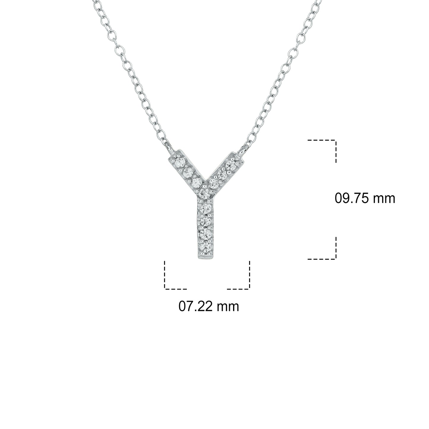 10K Gold Classic Initial Pendants