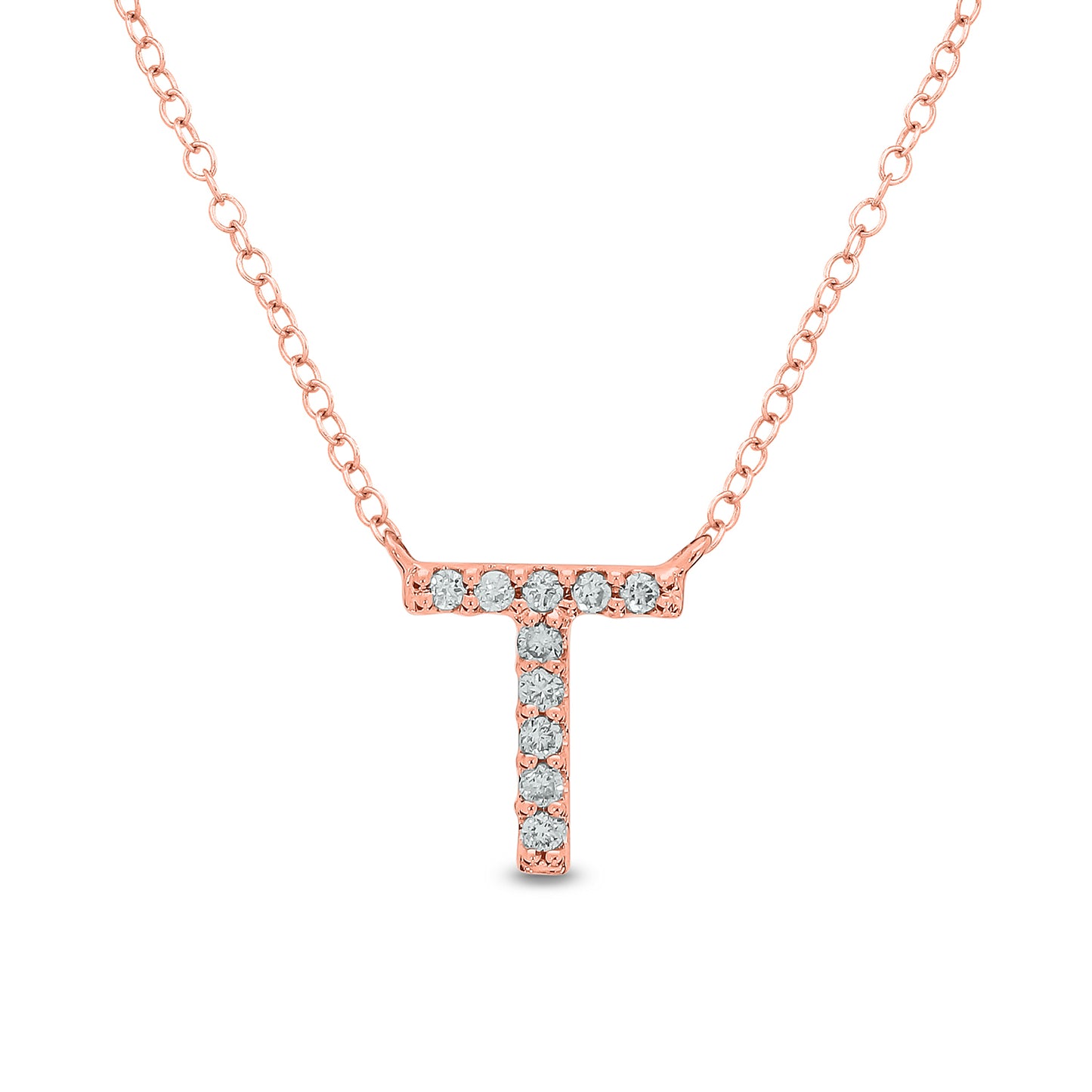 10K Gold Classic Initial Pendants