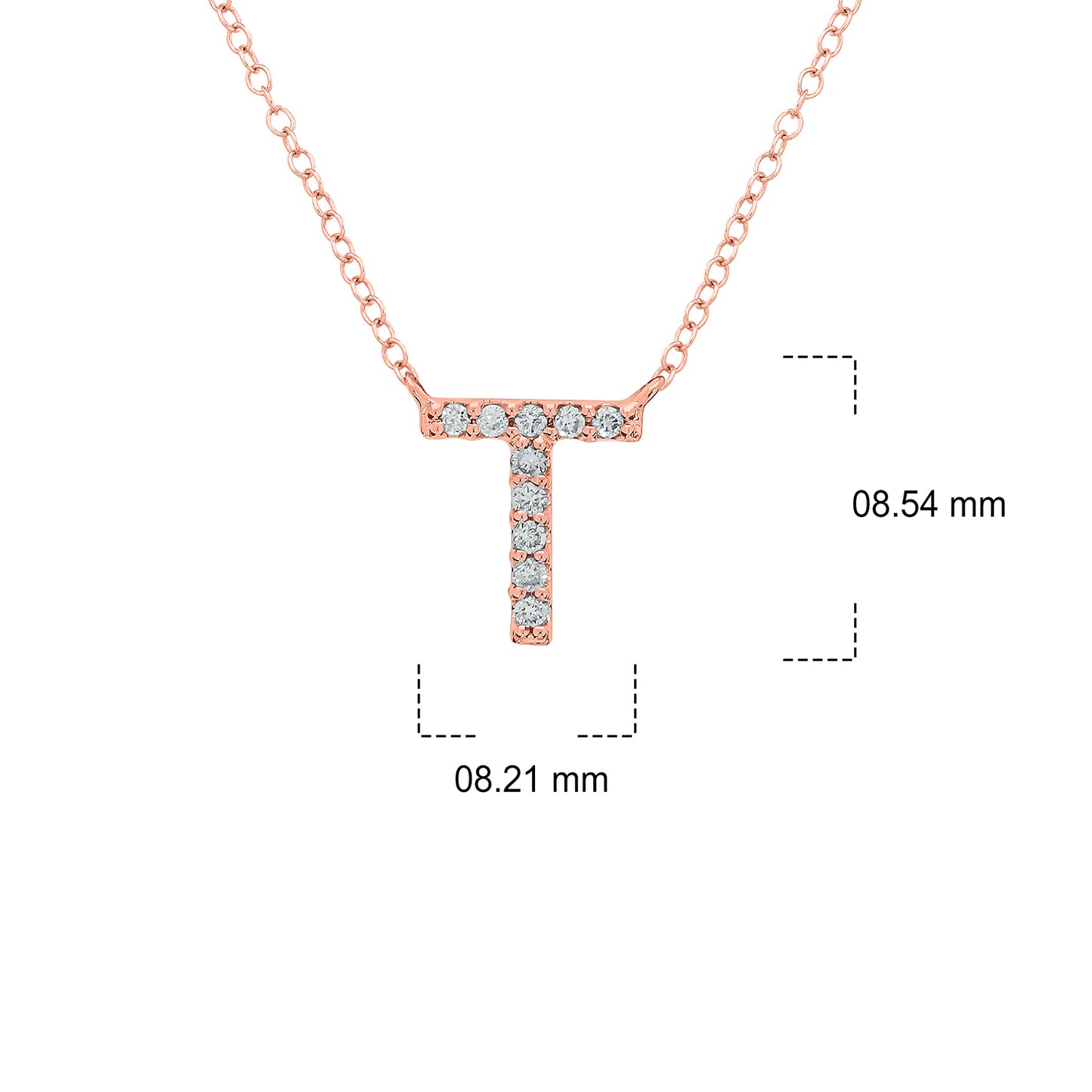 10K Gold Classic Initial Pendants