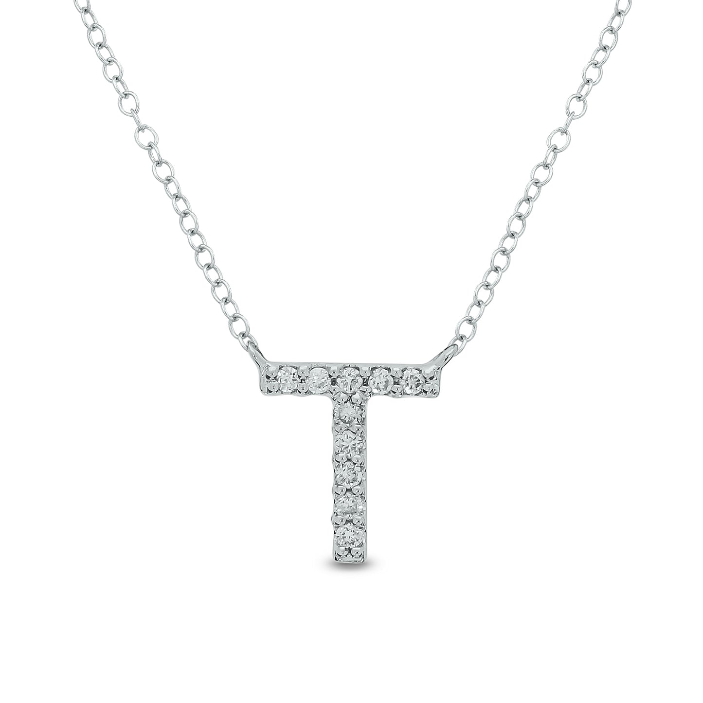 10K Gold Classic Initial Pendants