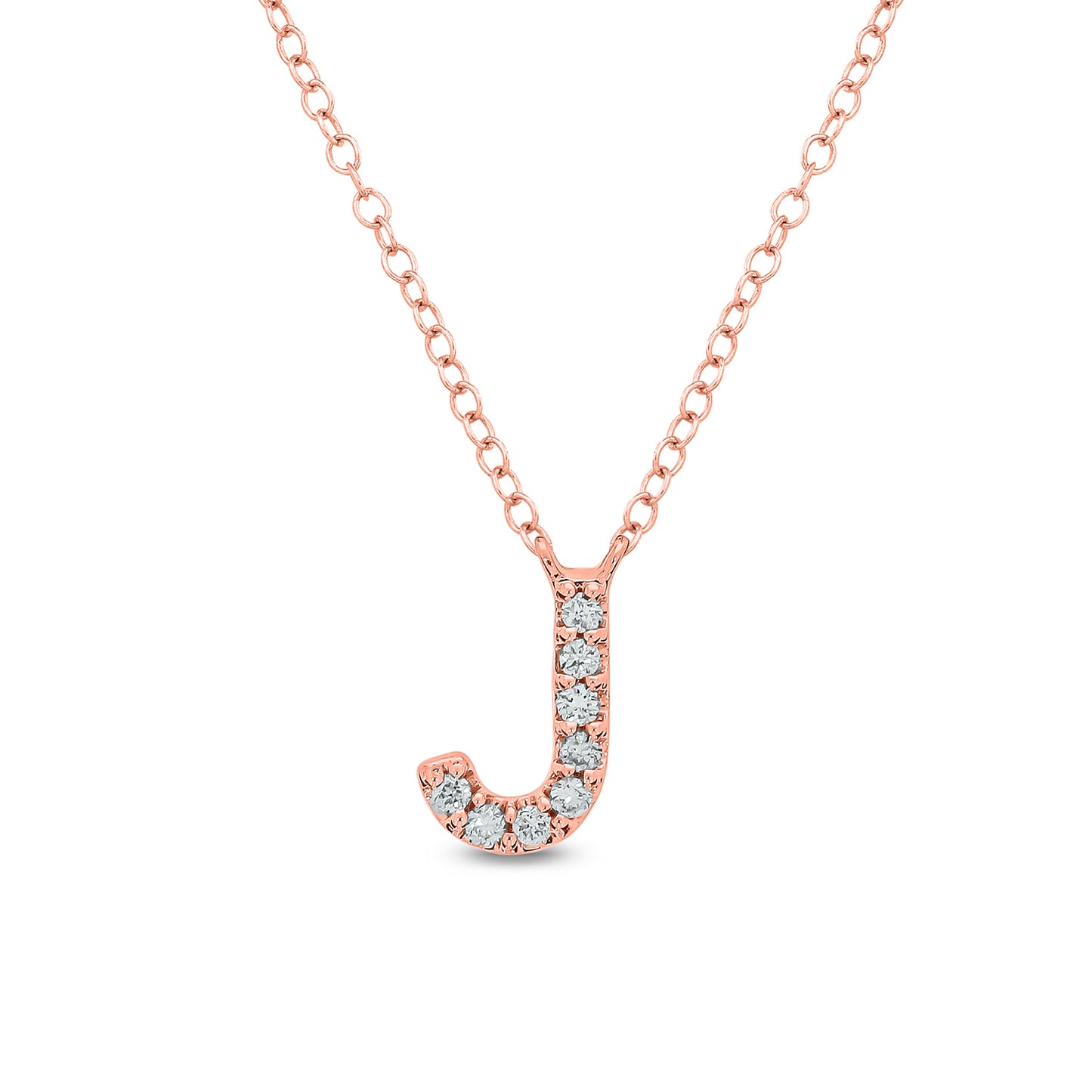 10K Gold Classic Initial Pendants