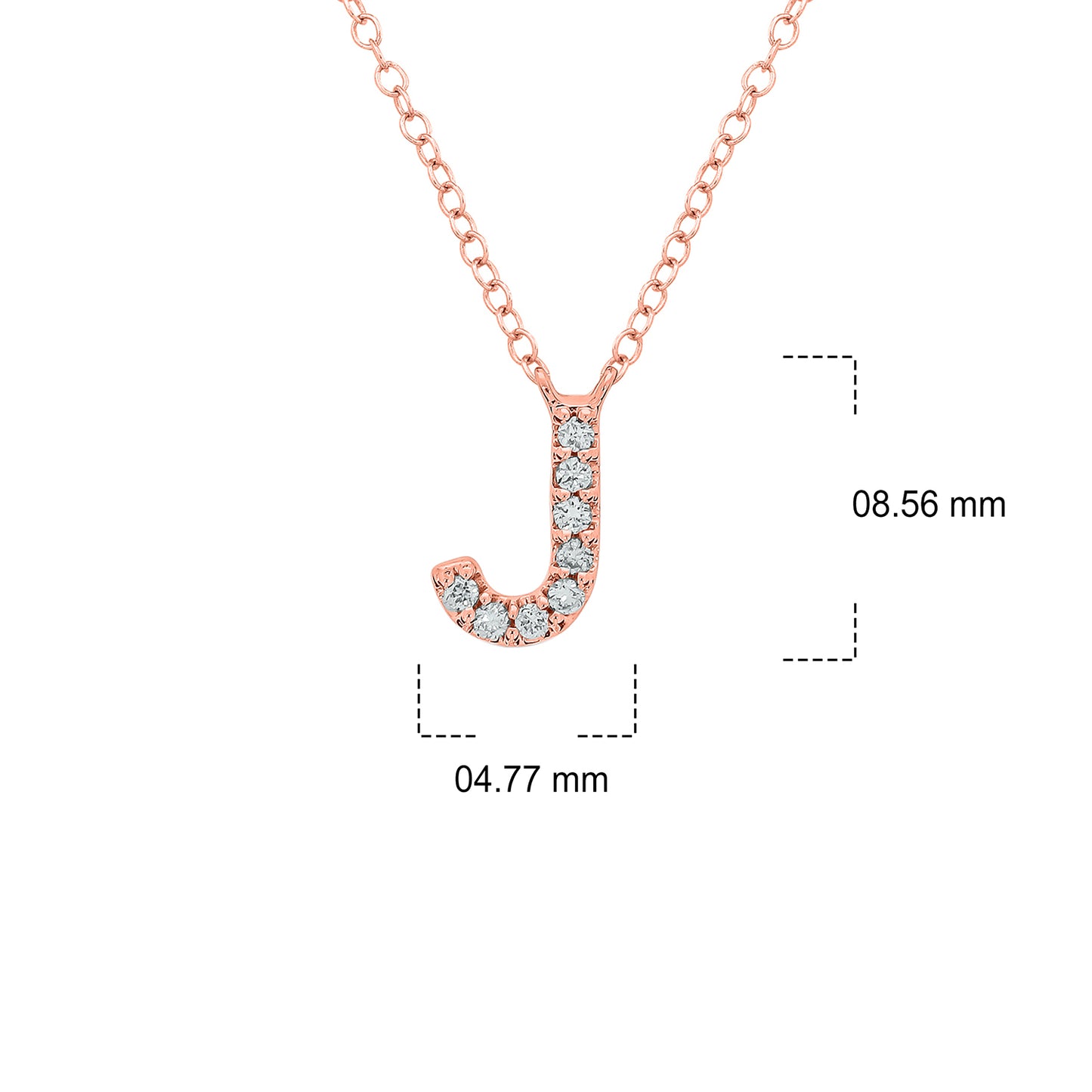 10K Gold Classic Initial Pendants