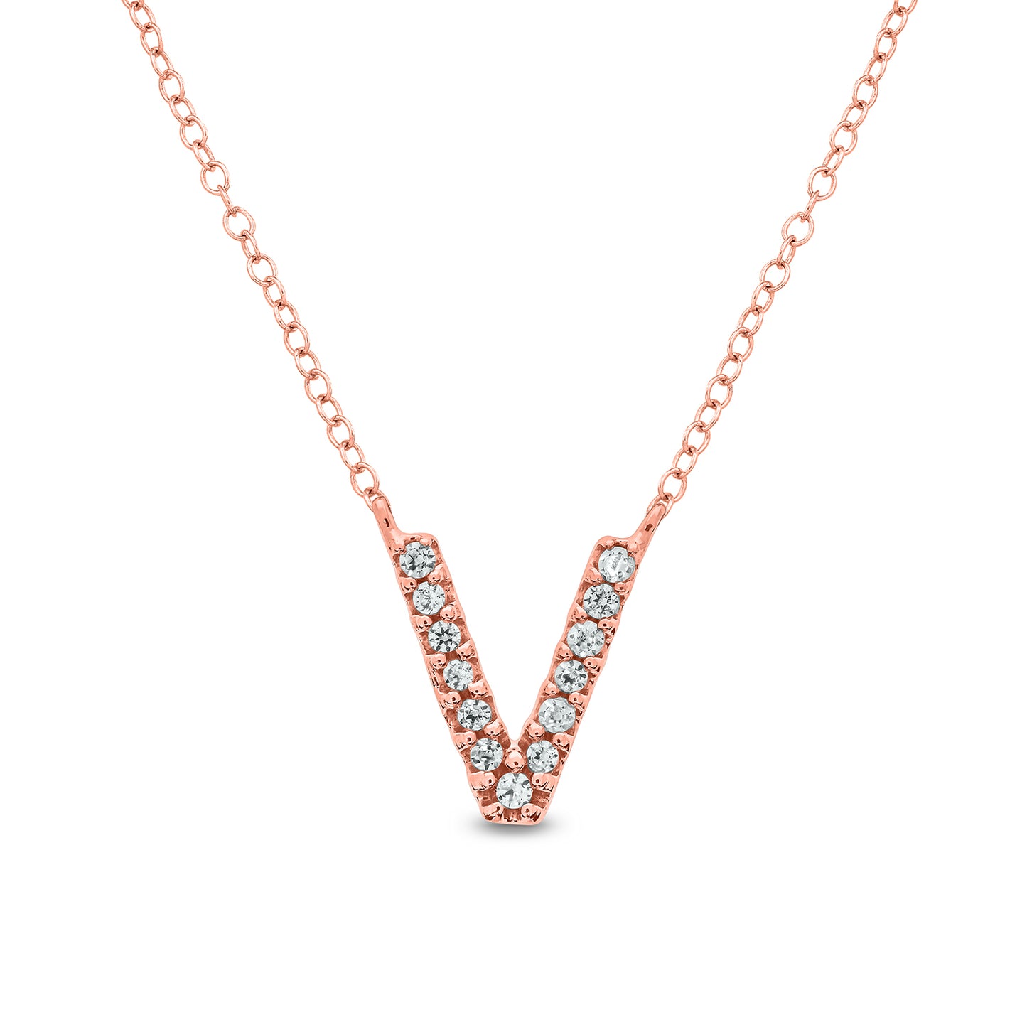 10K Gold Classic Initial Pendants