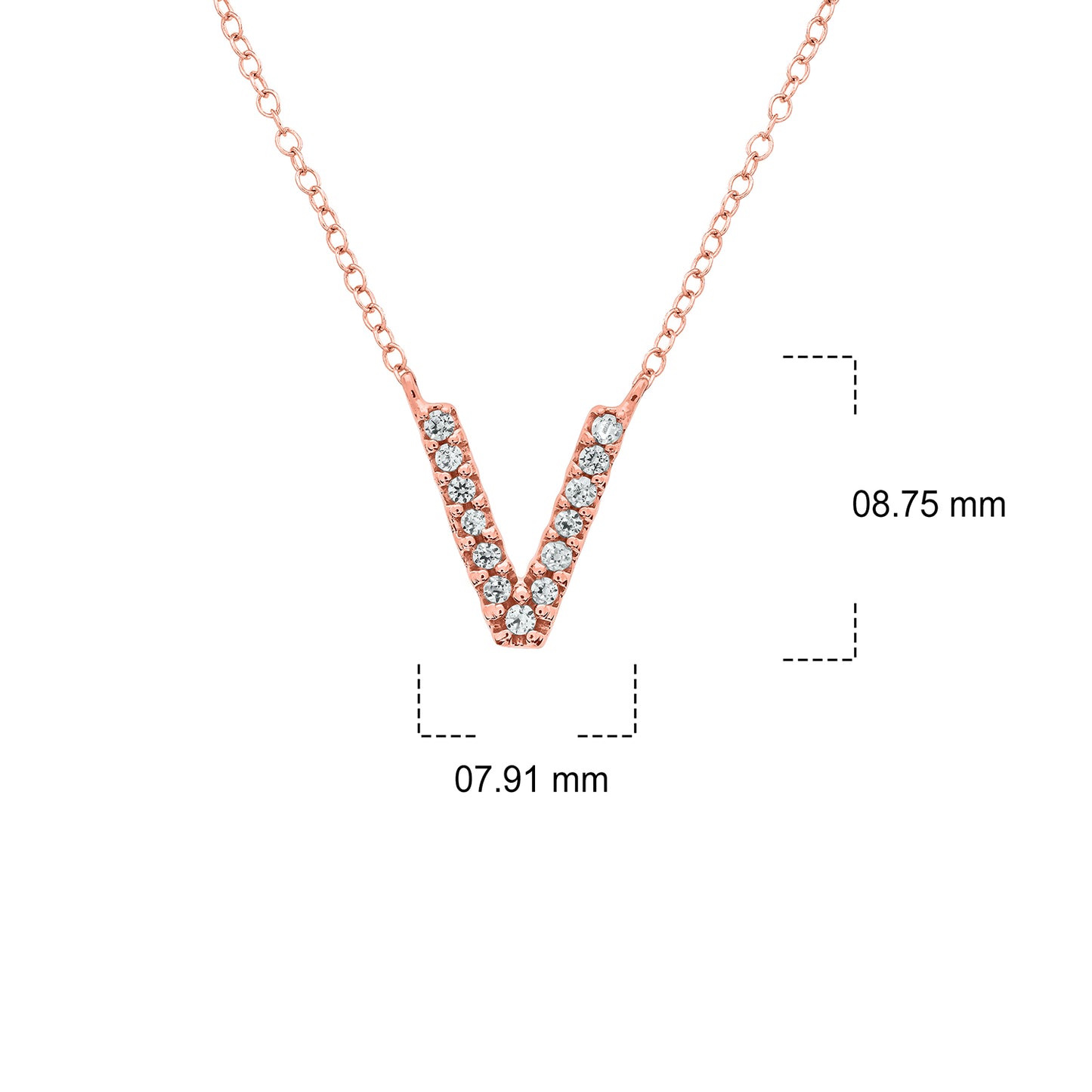 10K Gold Classic Initial Pendants