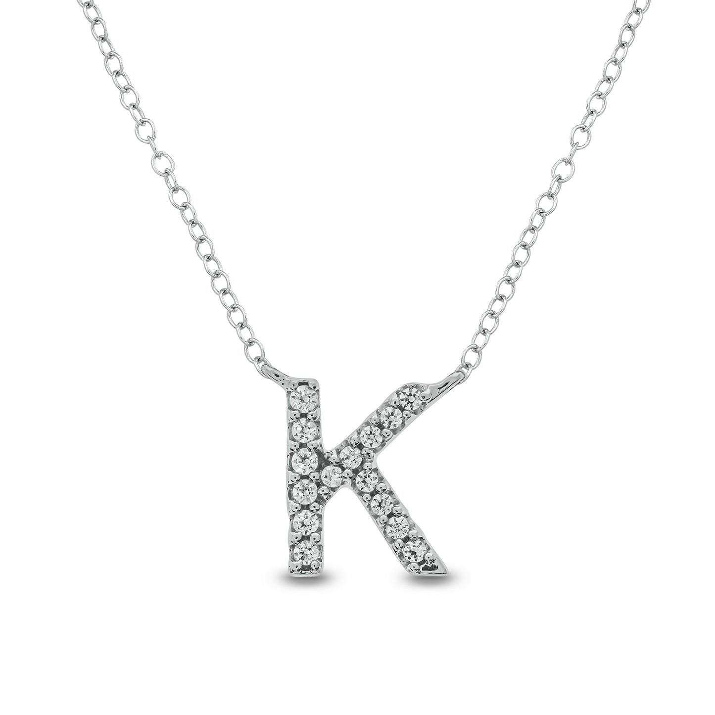 10K Gold Classic Initial Pendants