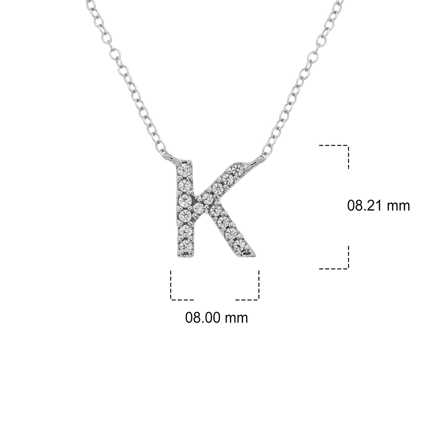 10K Gold Classic Initial Pendants