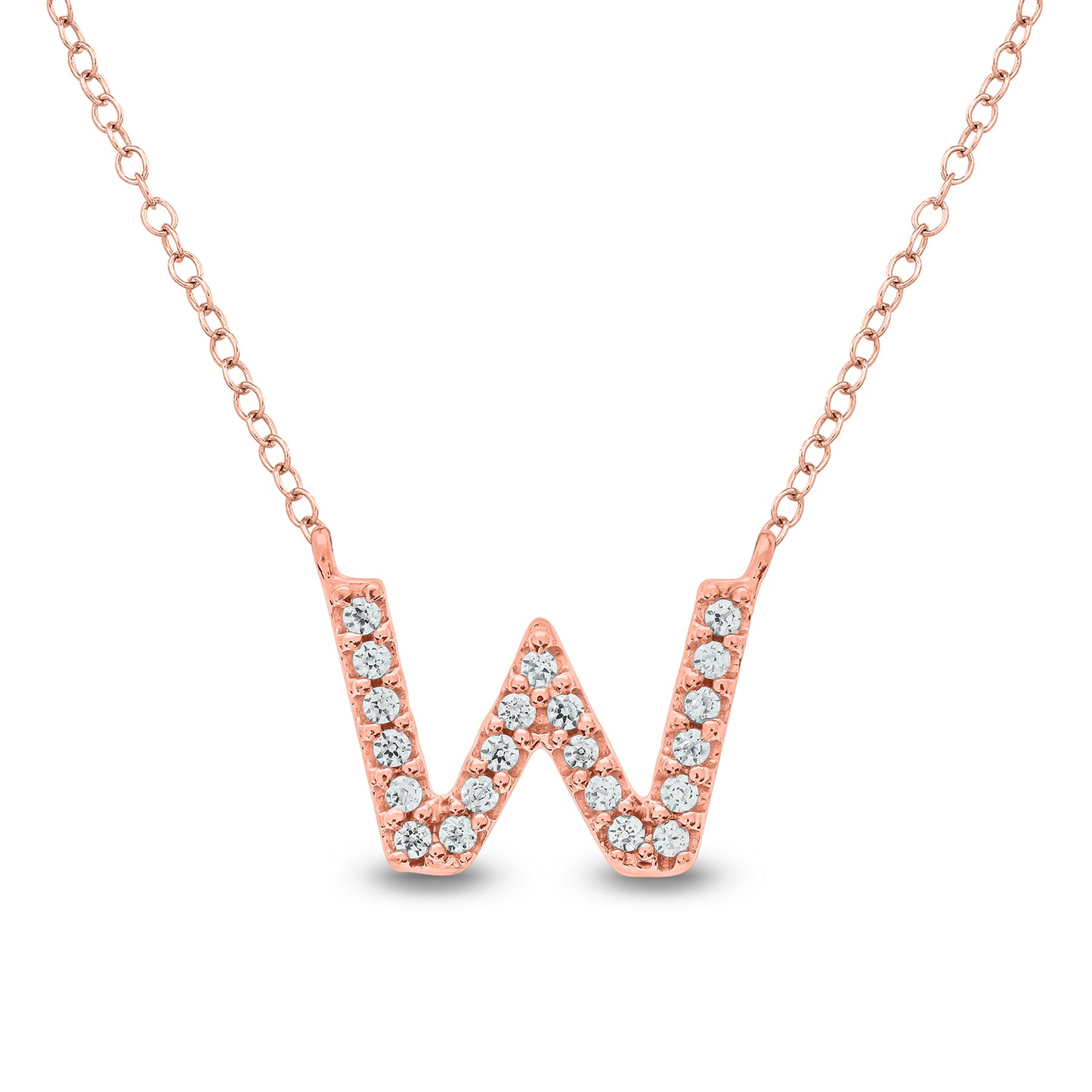 10K Gold Classic Initial Pendants