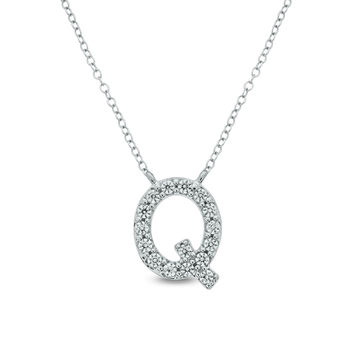 10K Gold Classic Initial Pendants