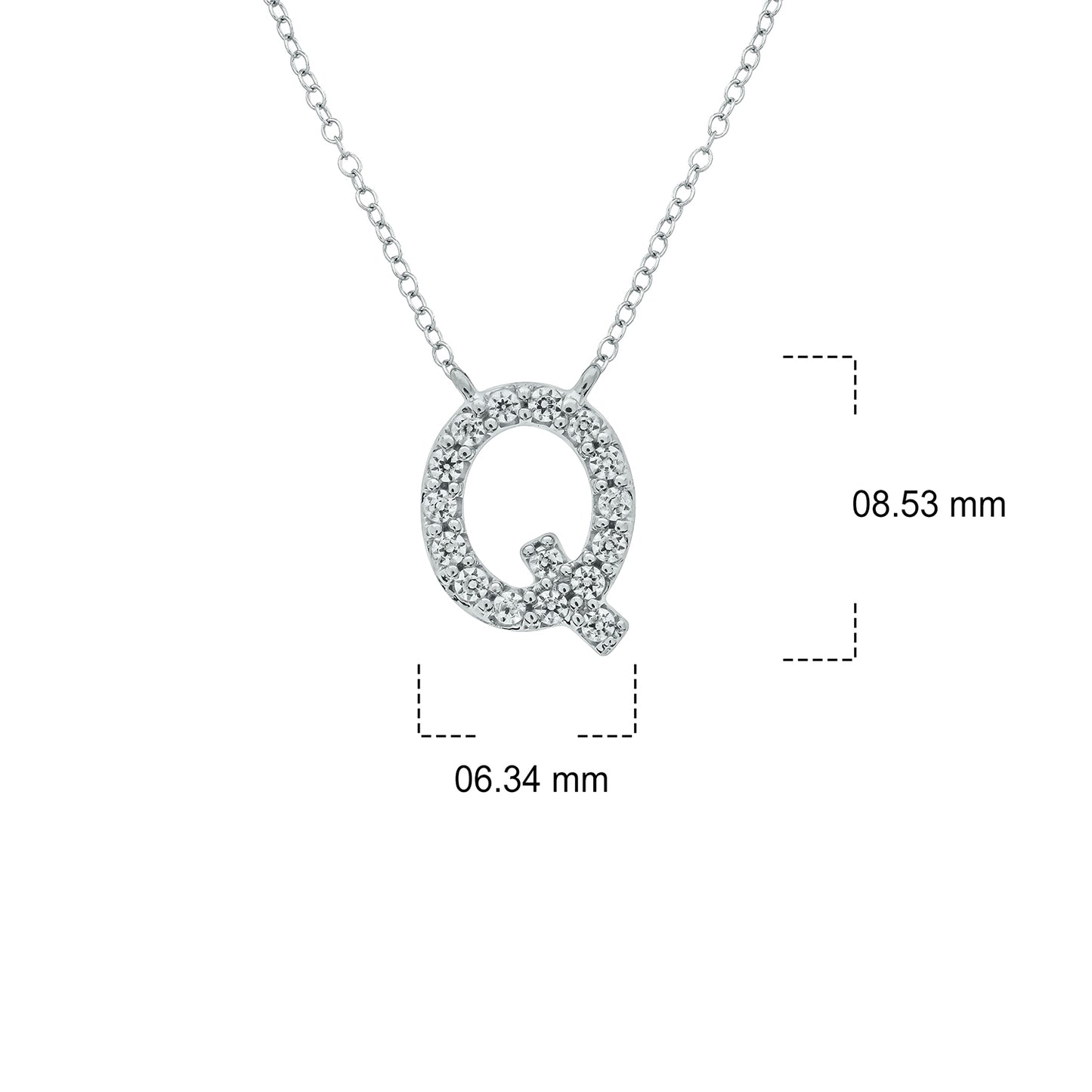 10K Gold Classic Initial Pendants