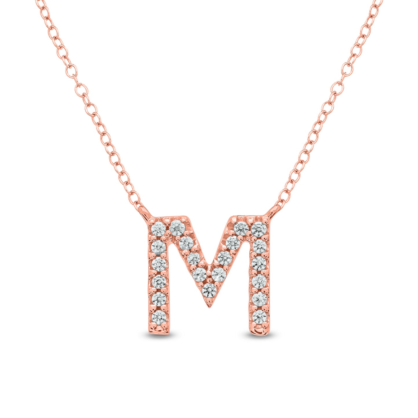 10K Gold Classic Initial Pendants