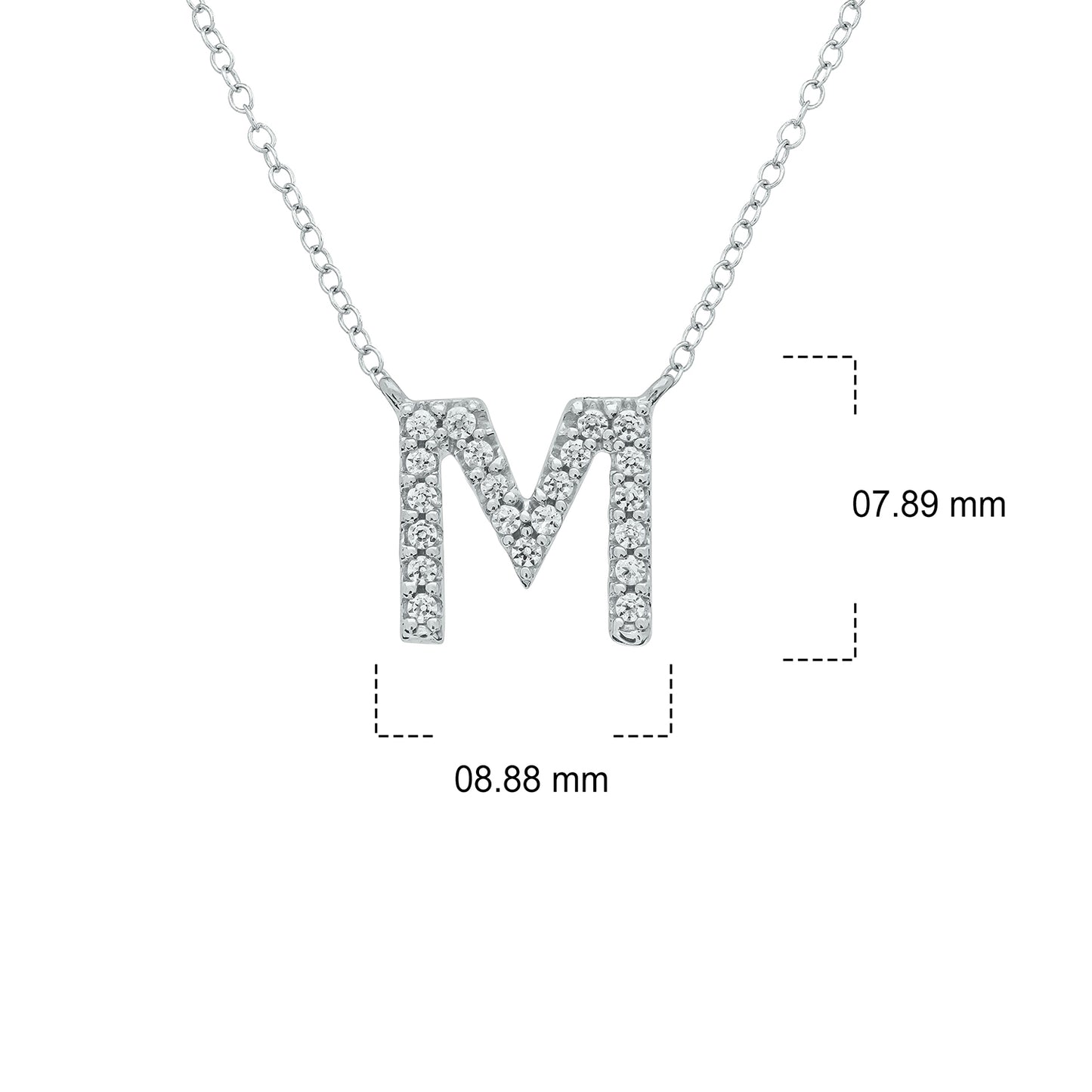 10K Gold Classic Initial Pendants