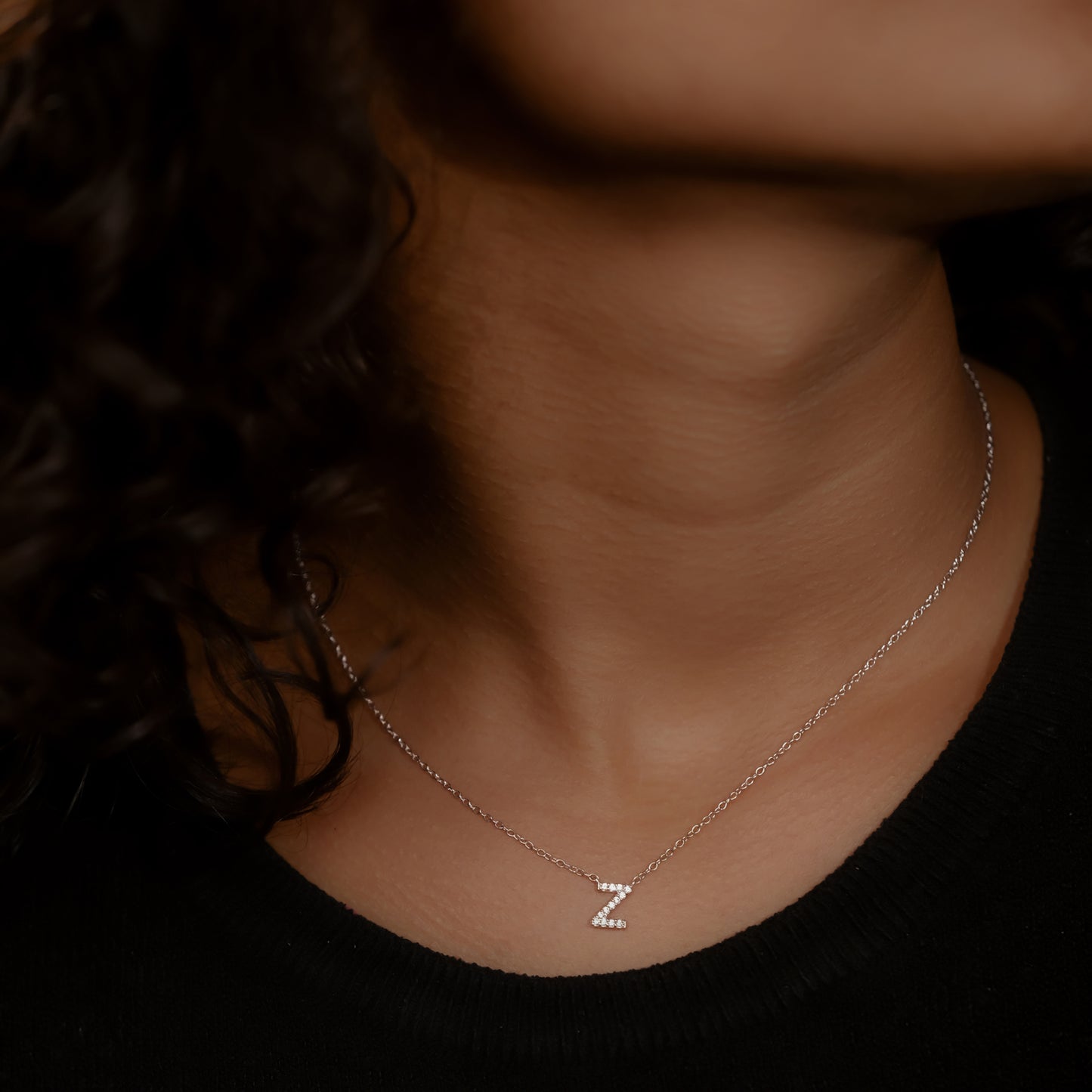 10K Gold Classic Initial Pendants