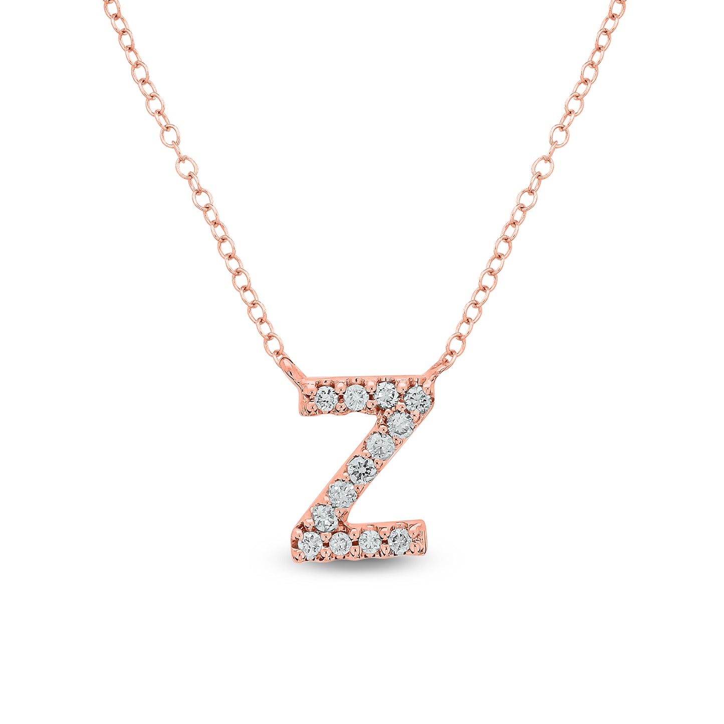 10K Gold Classic Initial Pendants