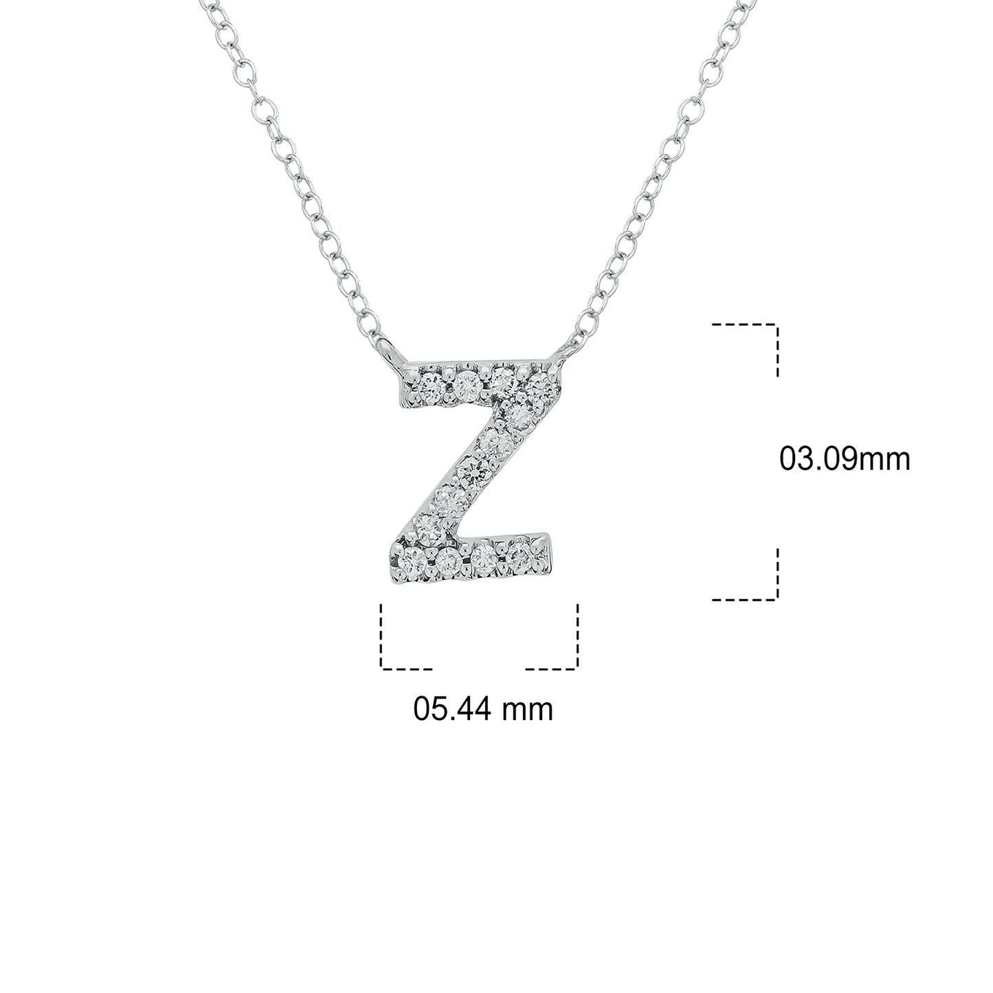 10K Gold Classic Initial Pendants