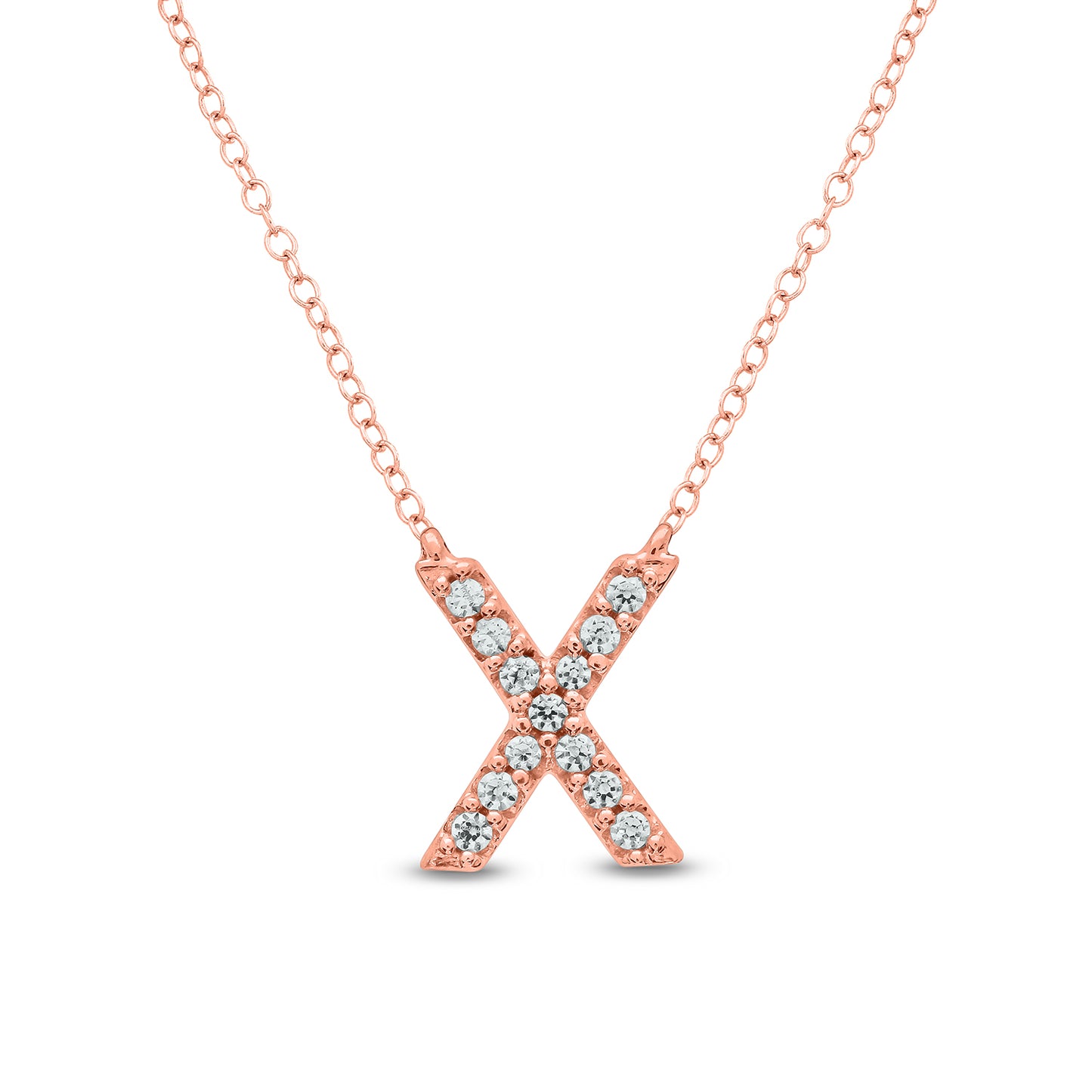 10K Gold Classic Initial Pendants