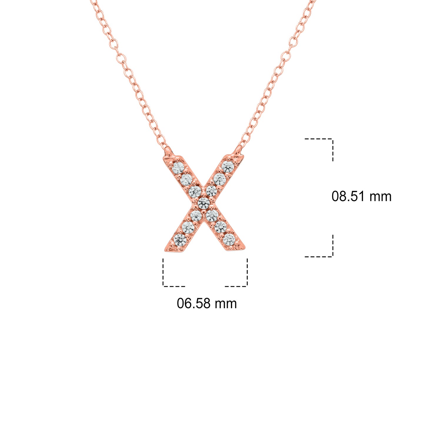 10K Gold Classic Initial Pendants