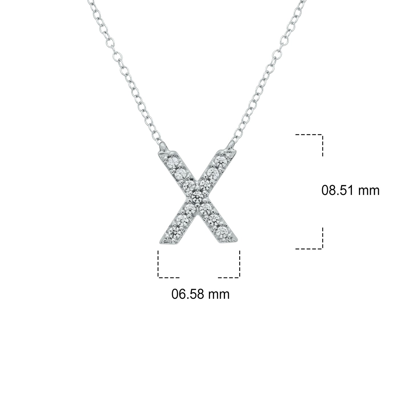 10K Gold Classic Initial Pendants
