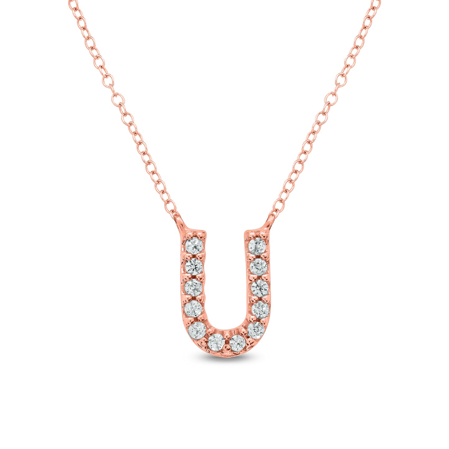 10K Gold Classic Initial Pendants