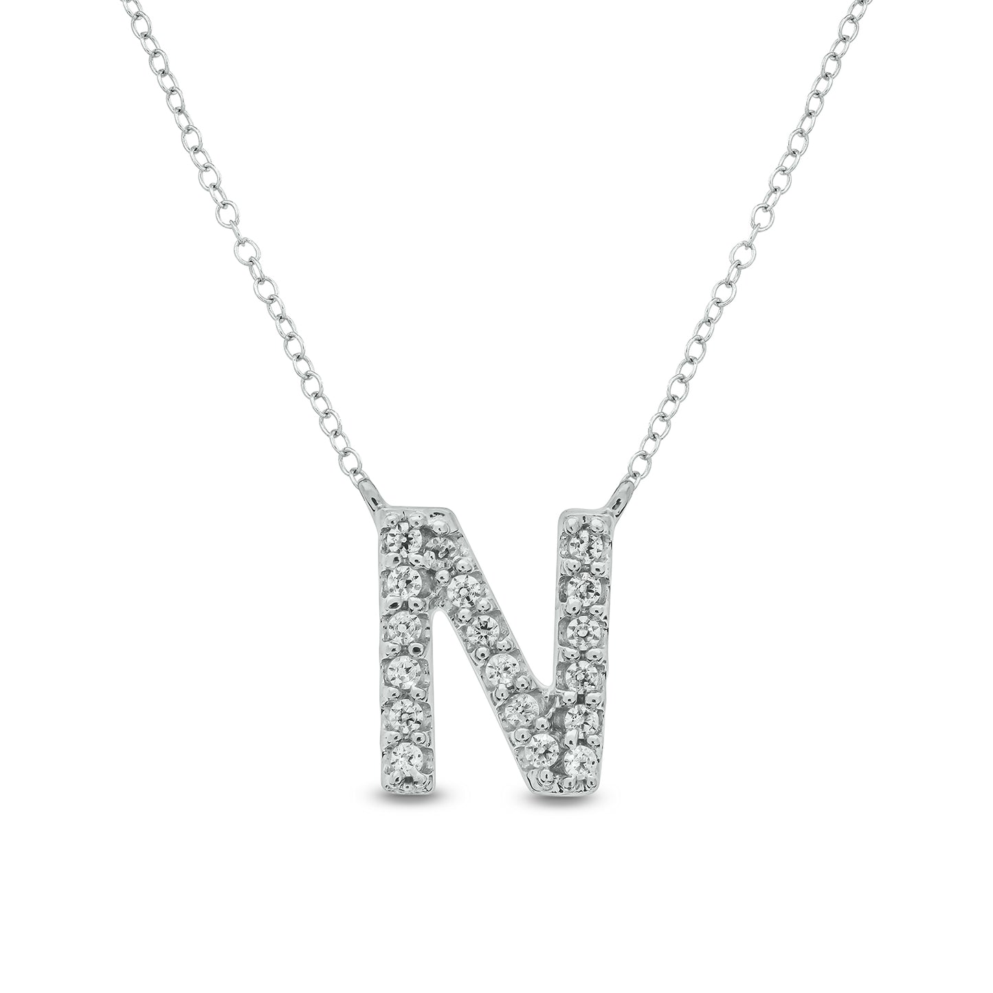 10K Gold Classic Initial Pendants