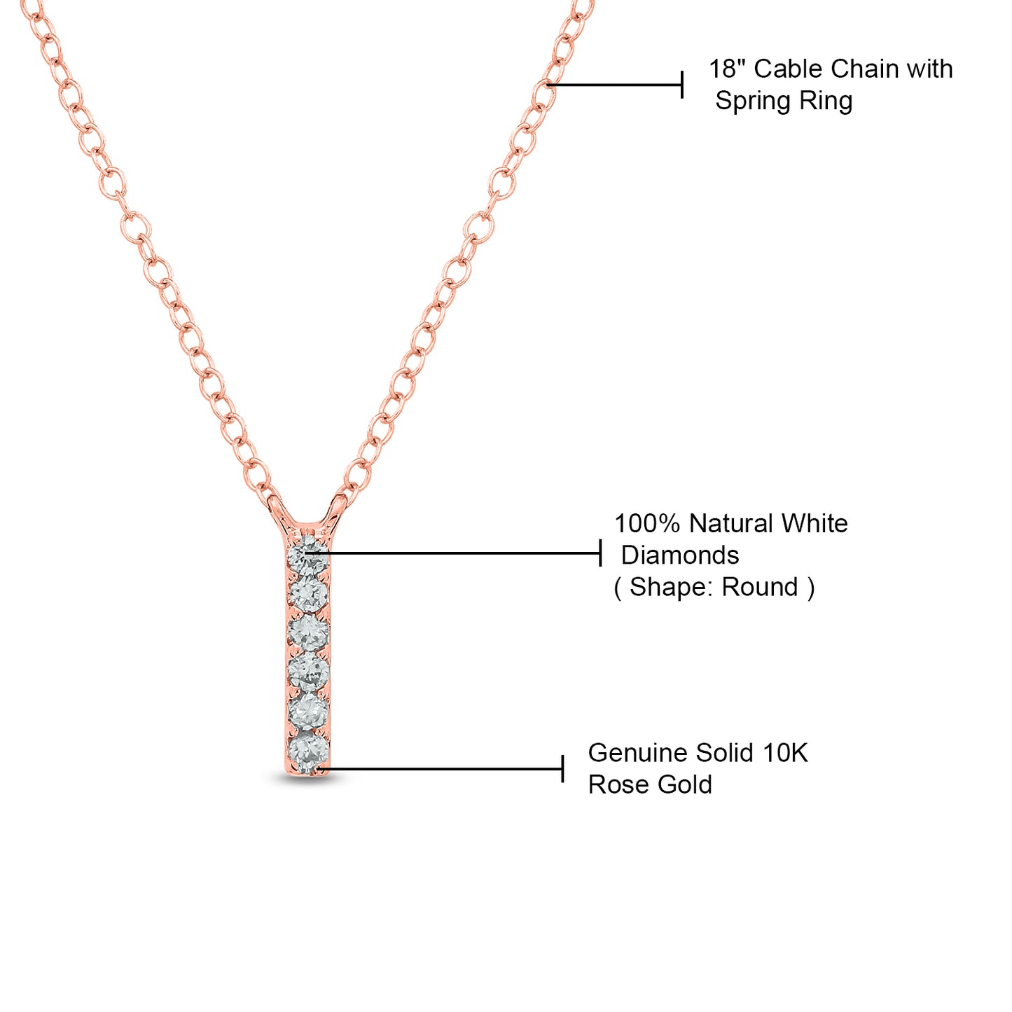 10K Gold Classic Initial Pendants