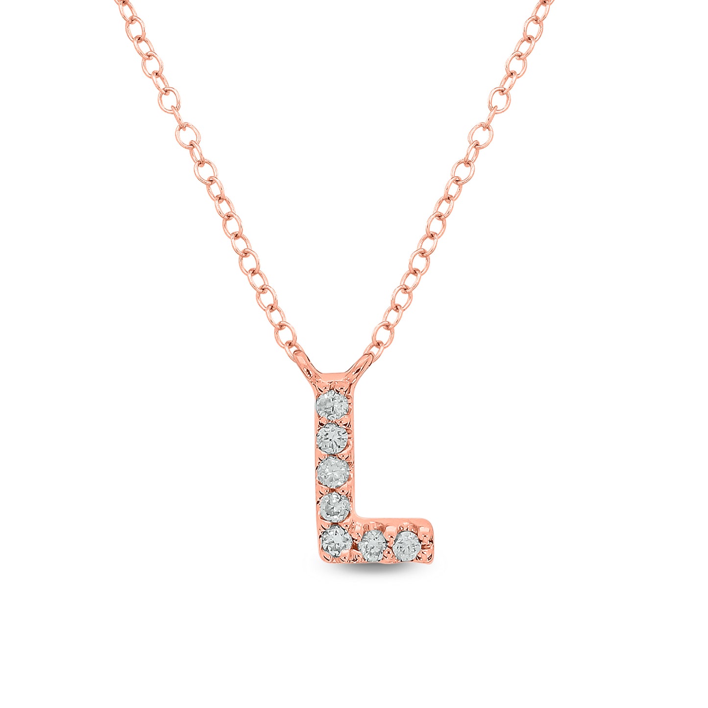 10K Gold Classic Initial Pendants