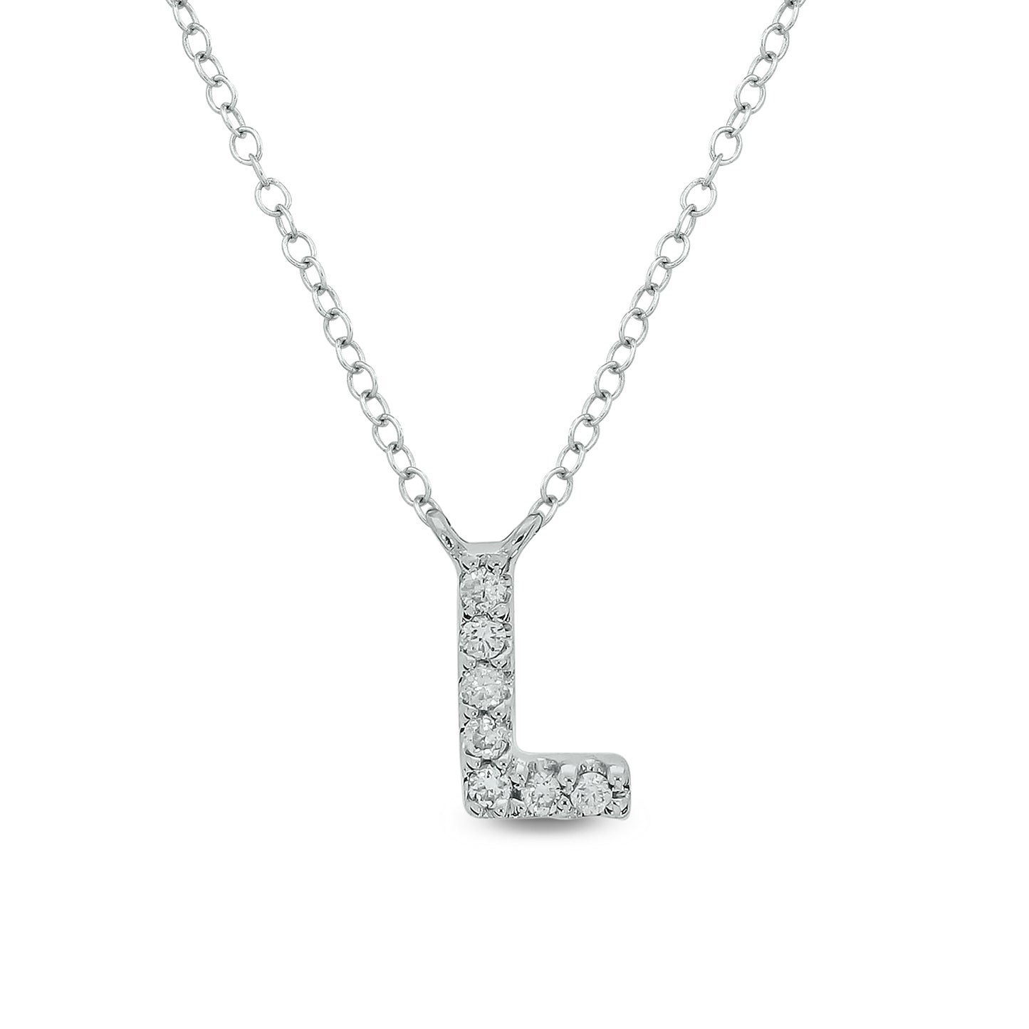 10K Gold Classic Initial Pendants