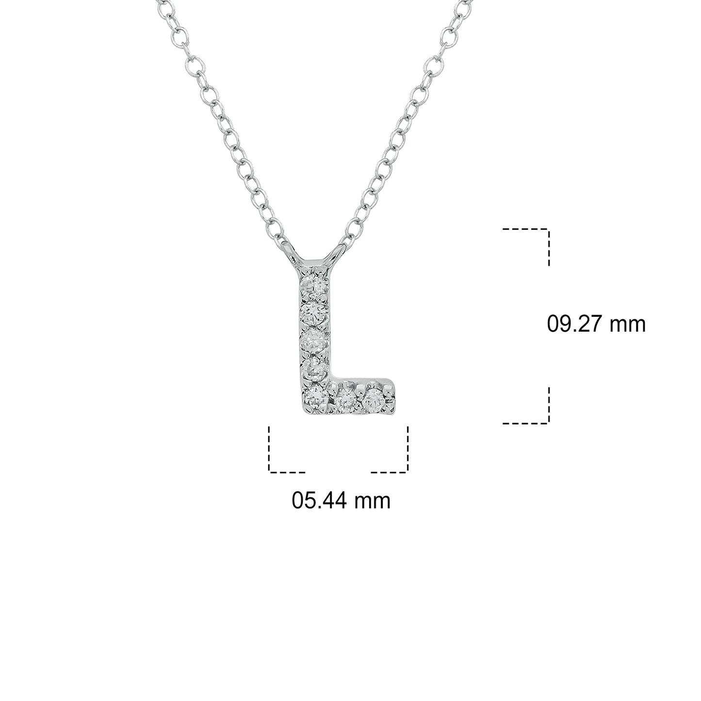 10K Gold Classic Initial Pendants