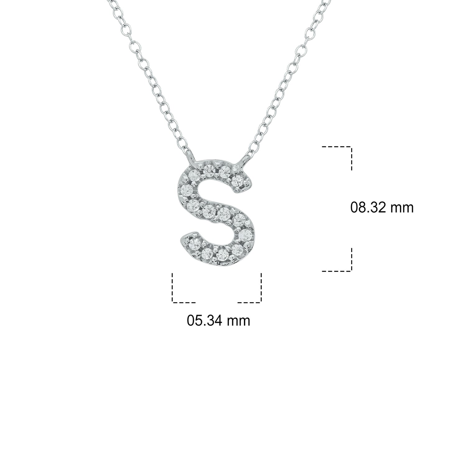 10K Gold Classic Initial Pendants