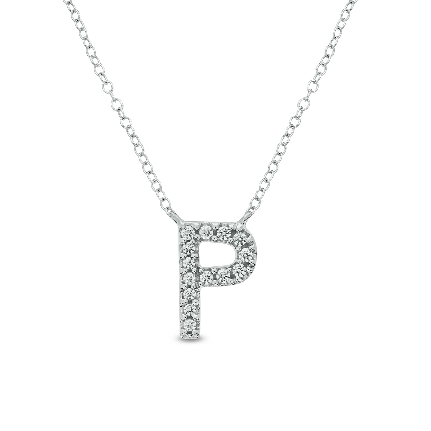 10K Gold Classic Initial Pendants