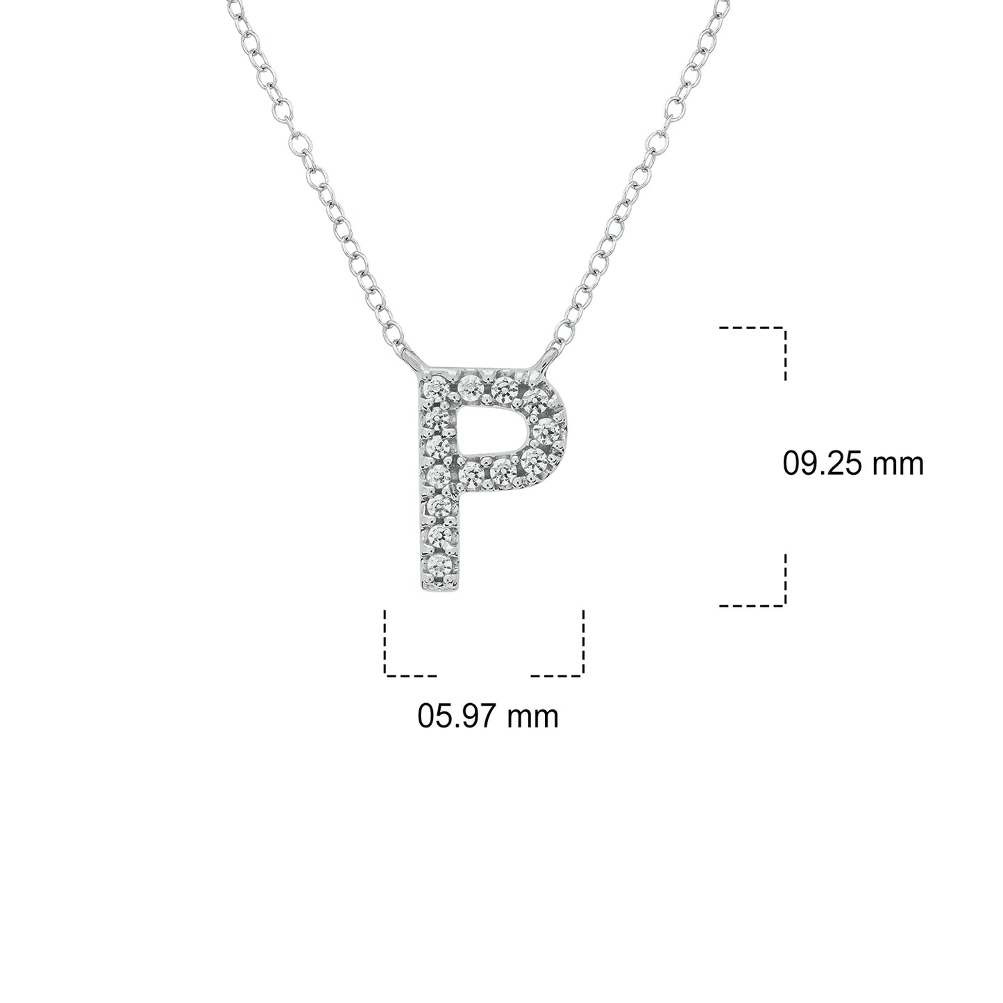 10K Gold Classic Initial Pendants