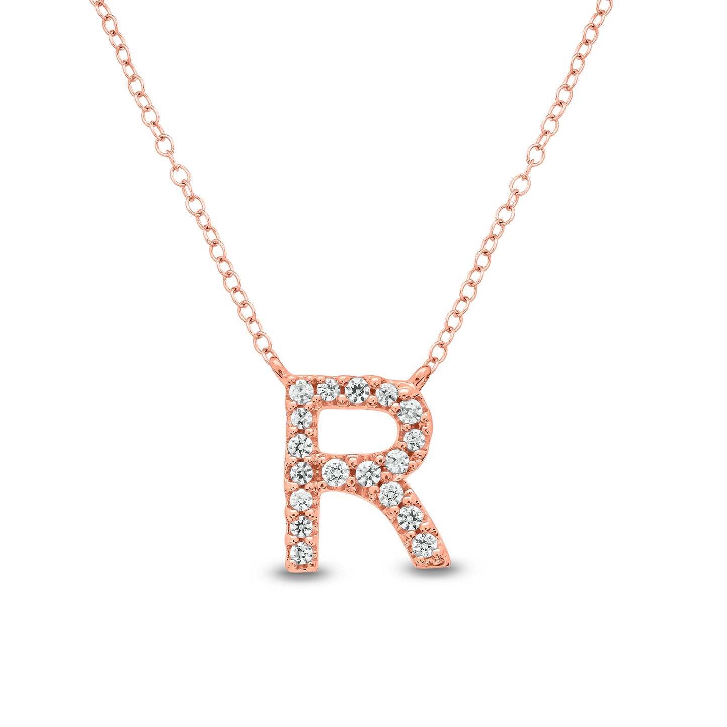 10K Gold Classic Initial Pendants