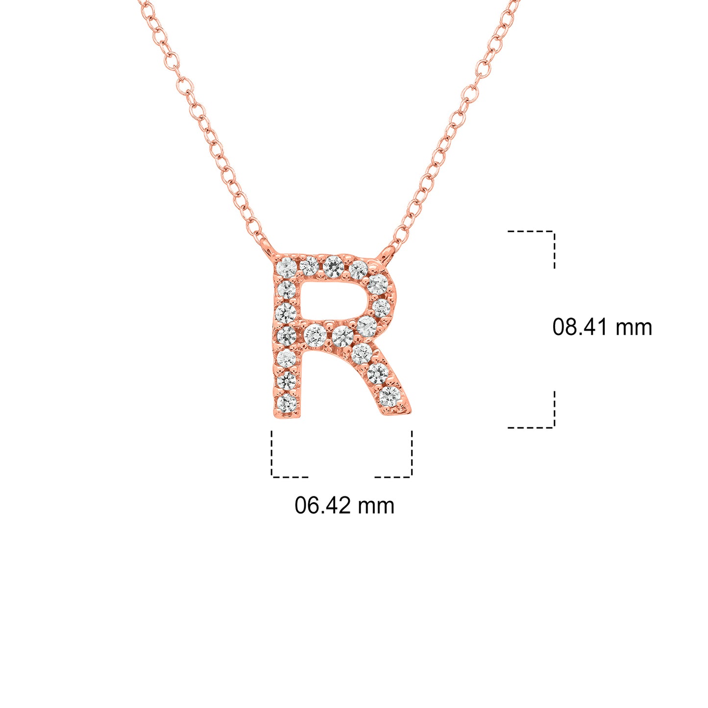 10K Gold Classic Initial Pendants