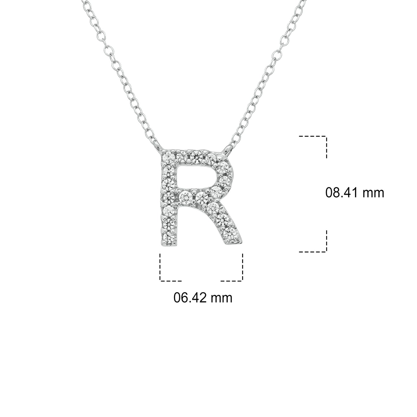 10K Gold Classic Initial Pendants